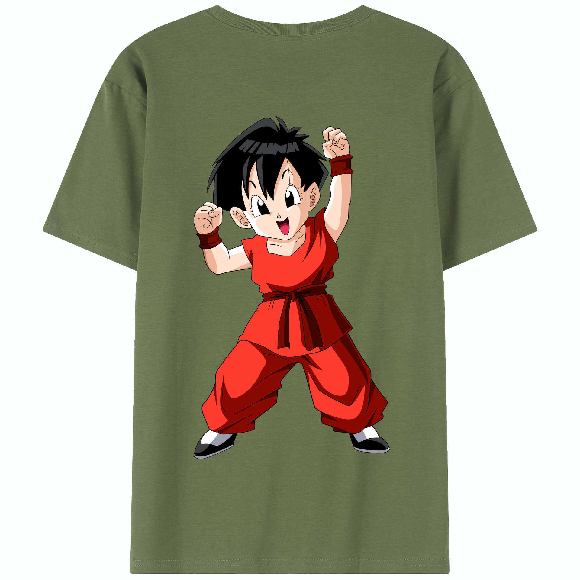 （画像用） ドラゴンボール パン DRAGON BALL Pan 綿100％半袖Tシャツ（背面プリント）
